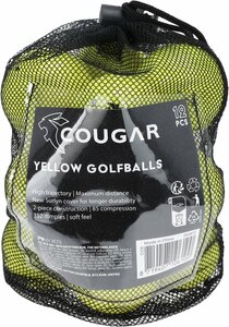 Cougar Golf Balls Yellow 12 pieces