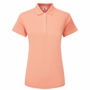 Footjoy Stretch Pique Dames Polo Shirt Papaya