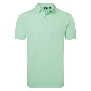 Footjoy Stretch Pique Heren Poloshirt Field Sea Glass