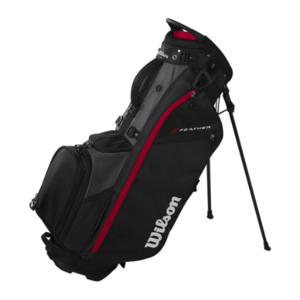 Wilson Staff Feather Standbag Schwarz/Rot