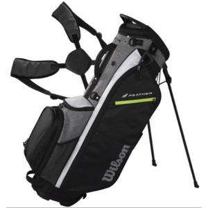 Wilson Staff Feather Standbag Schwarz/Grau/Weiß