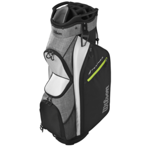 Wilson Feather Cartbag Schwarz/Grau/Weiß