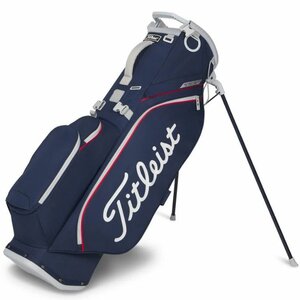 Titleist Players S4 Stadry Standbag Navy Rood Wit