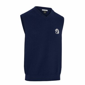 Callaway Mixed Texture Vest Navy