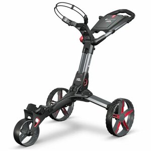 Motocaddy QB2 3 Wiel Golftrolley Zwart Rood