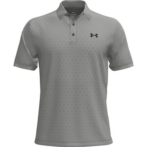 Under Armour Heren Playoff Golf Polo 3.0 Printed Micro Flower Clay Green
