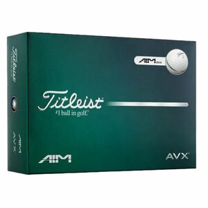 Balles de golf Titleist AVX AIM blanches 2026