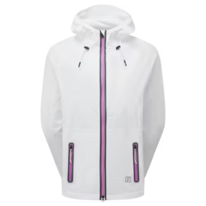 Footjoy HydroKnit Dames Golfjas Wit/Roze