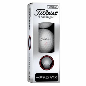 Balles de golf Titleist ProV1X pour alignement du tableau de bord gauche Sleeve