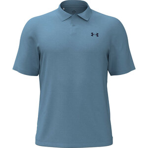 Under Armour Performance 3.0 Heren Golfpolo Blue Smoke Maat XXL
