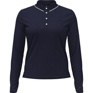 Under Armour Drive Chill LS Polo Midnight Navy