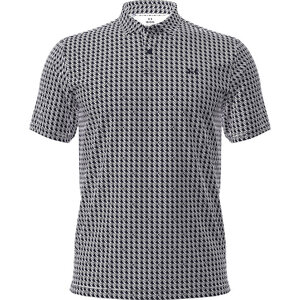 Under Armour T2G Polo Print Houndstooth Deuces White