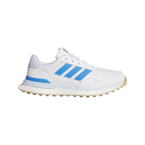 Adidas Dames S2G 26 Leather Spikeless Golfschoenen Wit-Blauw