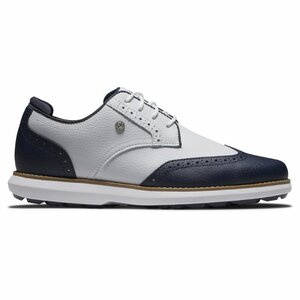 Chaussures De Golf Femme Footjoy Traditions Blanc Marine