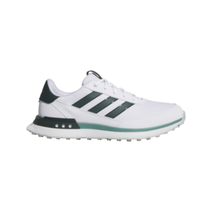 Chaussures de golf Adidas S2G 24 pour homme, blanches et vertes