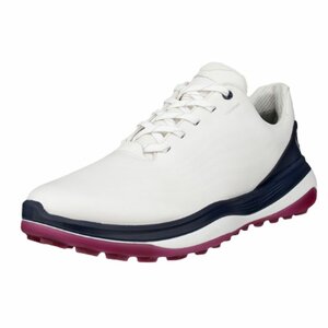 Ecco M GOLF LT1 Herren-Golfschuhe Weiß Marineblau