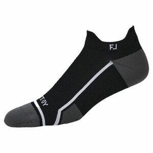 Footjoy Herren-Golfsocken Tech D.R.Y. Rolllasche Schwarz 39-46