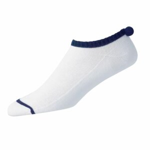 Footjoy Damen Golfsocke Pompom Marine 36.5-40.5