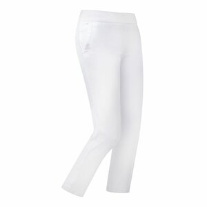 Footjoy Performance Twill Cropped Damen Golfhose Weiß Grosse Small