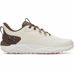 Chaussures de golf Under Armour Drive Pro Clone SL Beige pour hommes
