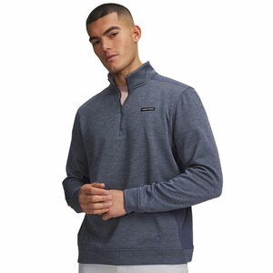 Pull Under Armour Fleece Hybrid HZ Down Pour Gray Homme