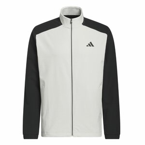 Adidas Ultimate365 Wind Volledige Ritssluiting Heren Golfsweater Aluminium Zwart