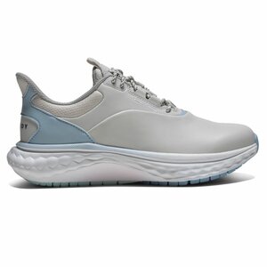 Chaussures de golf Footjoy Quantum pour femmes, gris, blanc, bleu