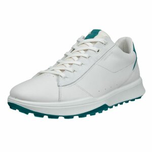Chaussures de golf Ecco M Street Vibe Lace pour homme, blanches et vertes