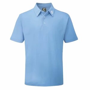 FootJoy Men’s Stretch Piqué Polo Shirt Light Blue 91826